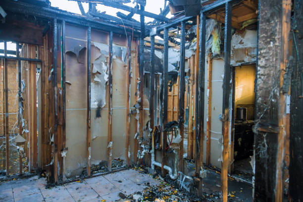 Professional Fire Damage Removal technician working in Highfill, AR